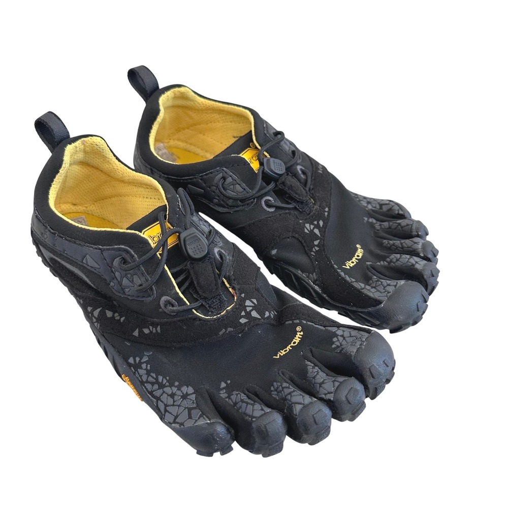 Vibram FiveFingers Spyridon MR Trail Running Shoes Women 38 US 7.5 Black Yellow